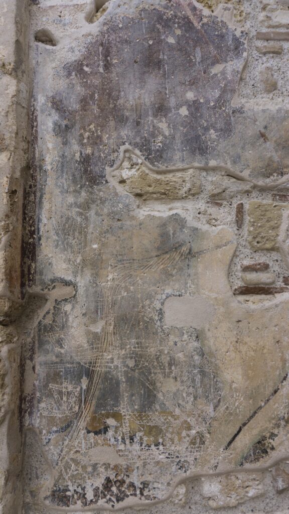 Χαράγματα πλοίων στον ναό Αγίου Γεωργίου στη θέση «Ορκός» ή «Αμπατζάδες» στον Ελαιώνα Μεγάρων