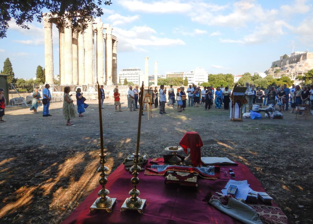 Λίθινο χρονικό» στον ναό του Ολυμπίου Διός