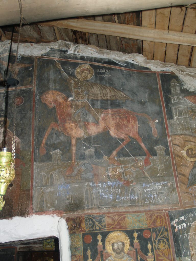 Γκράφιτι σε βυζαντινούς και μεταβυζαντινούς ναούς στο Δομένικο Ελασσόνας